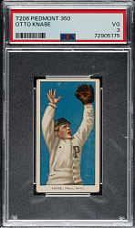 1909-1911 T206 White Border Otto Knabe PSA VG 3