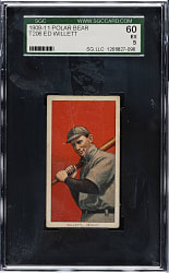 1909-1911 T206 White Border Ed Willett SGC EX 60 - Polar Bear Back