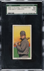 1909-1911 T206 White Border Gavvy Cravath SGC VG/EX 50 - Old Mill Back