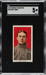 1909-1911 T206 White Border Davy Jones SGC EX 5