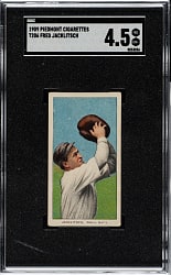 1909-1911 T206 White Border Fred Jacklitsch SGC VG/EX+ 4.5