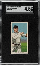 1909-1911 T206 White Border Russ Ford SGC VG/EX+ 4.5