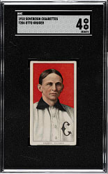 1909-1911 T206 White Border Otto Kruger SGC VG/EX 4 - Sovereign 350 Back