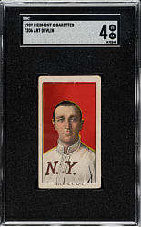 1909-1911 T206 White Border Art Devlin SGC VG/EX 4