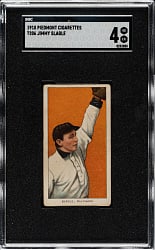 1909-1911 T206 White Border Jimmy Slagle SGC VG/EX 4