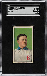 1909-1911 T206 White Border Bill Dahlen Boston SGC VG/EX 4