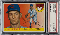 1955 Topps #68 Jim Davis PSA NM-MT 8