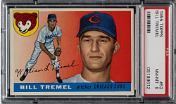 1955 Topps #52 Bill Tremel PSA NM-MT 8