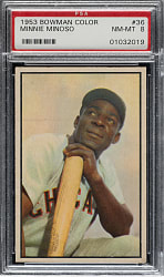 1953 Bowman Color #36 Minnie Minoso PSA NM-MT 8
