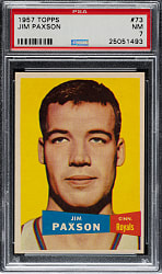 1957-1958 Topps Basketball #73 Jim Paxson PSA NM 7