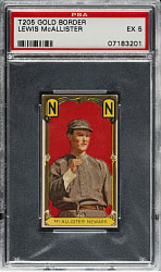 1911 T205 Gold Border Sport McAllister PSA EX 5