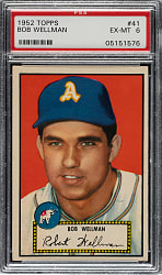 1952 Topps #41 Bob Wellman PSA EX-MT 6