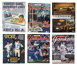 1957 to 2008 New York Yankees Hall of Famers and Stars Signed Magazine/Book Collection (26)