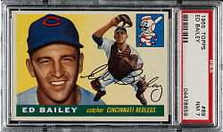 1955 Topps #69 Ed Bailey PSA NM 7