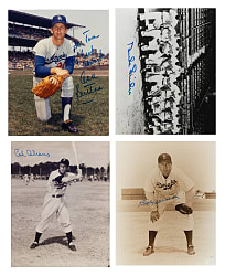 1930s to 1990s Brooklyn and Los Angeles Dodgers Signed Photograph Collection (164)