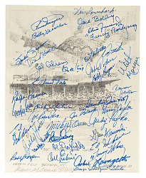Brooklyn Dodgers Multi-Signed "Ebbets Field" Limited-Edition Print by James Amore