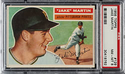 1956 Topps #181 Billy Martin PSA NM-MT 8