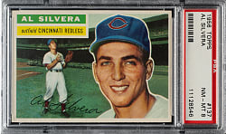 1956 Topps #137 Al Silvera Gray Back PSA NM-MT 8