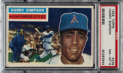 1956 Topps #239 Harry Simpson PSA NM-MT 8