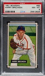 1951 Bowman #86 Harry Brecheen PSA NM-MT 8
