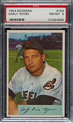 1954 Bowman #164 Early Wynn PSA NM-MT 8