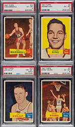 1957-1958 Topps Basketball PSA-Graded Collection (11)