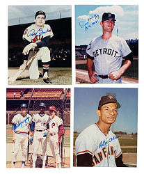 Enormous Baseball Non-Hall of Fame Signed Photograph Collection (245)