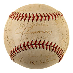 1949 Philadelphia Phillies Team-Signed Baseball with Robin Roberts and Richie Ashburn
