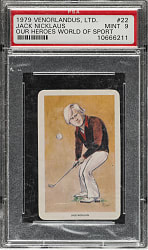 1979 Venorlandus Golf #22 Jack Nicklaus PSA MINT 9