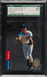 1993 Upper Deck SP Foil #279 Derek Jeter Rookie SGC EX/NM 80