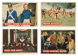 1956 Topps "Davy Crockett" Orange Back Near-Complete Set (71/80) Plus 40 Duplicates