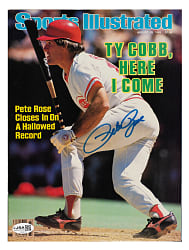 1985 Pete Rose Signed Sports Illustrated - JSA