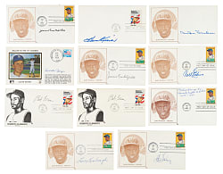 Hall of Fame and Stars Signed First-Day Cover Collection (11)