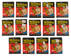 1985 Topps "WWF Pro Wrestling Stars" Unopened Wax Pack Collection (14)