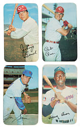 1970 Topps Super Collection (17) Including Hank Aaron, Tom Seaver, and Pete Rose