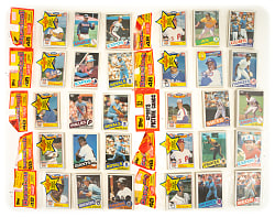 1985 Topps Unopened Rack Pack Collection (14)