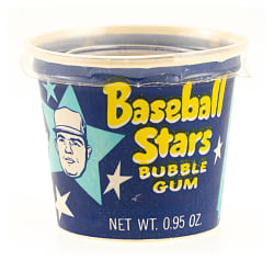 1973 Topps Candy Lids Unopened Container
