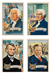 1952 Bowman "U.S. Presidents" Complete Set (36)
