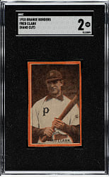 1910 "Orange Borders" Fred Clarke SGC GOOD 2 - 1 of 1 - Highest Graded!