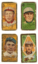 1911 T205 Gold Border Collection (32) Including Clarke, Huggins, Wallace, and Wheat