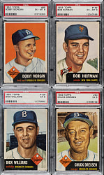 1953 Topps PSA-Graded Collection (24) Including Dick Williams