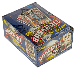 1984 Topps Unopened Wax Box (36 Packs) - BBCE