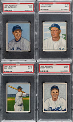 1950 Bowman PSA-Graded Collection (35) Including Johnny Mize and Leo Durocher