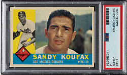 1960 Topps #343 Sandy Koufax PSA VG-EX 4