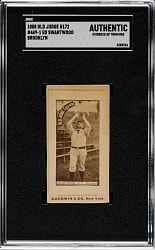 1887 N172 Old Judge Ed Swartwood SGC Authentic