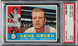 1960 Topps #269 Gene Green PSA MINT 9