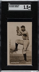 1914 T222 Fatima Cigarettes Hughie Jennings SGC FAIR 1.5