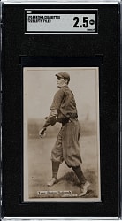 1914 T222 Fatima Cigarettes Lefty Tyler SGC GOOD 2.5