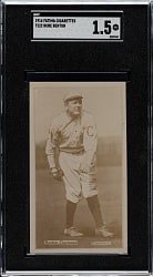 1914 T222 Fatima Cigarettes Rube Benton SGC FAIR 1.5