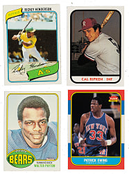 1951 to 1986 Baseball, Hockey, Basketball, and Football Hall of Fame and Stars Collection (16)